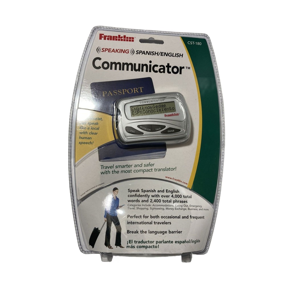 Franklin Speaking Spanish-English Communicator CST-180 Compact Translator  NEW